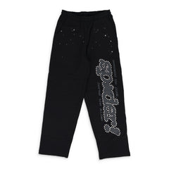Black Rhinestone Punk V2 Sweatpant