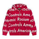 Red SRCA Graphic 1 Zip-up Hoodie