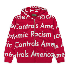 Red SRCA Graphic 1 Zip-up Hoodie