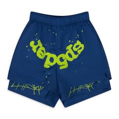 Blue OG Web Double Layer Shorts