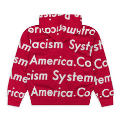 Red SRCA Graphic 1 Zip-up Hoodie