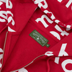 Red SRCA Graphic 1 Zip-up Hoodie