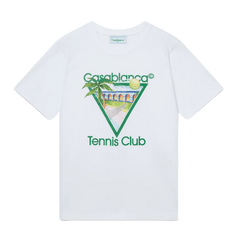Casablanca Tennis Club Icon T-Shirt White