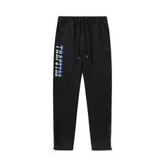 Trapstar Style Autumn/Winter Casual Side-Logo Sweatpants - Black