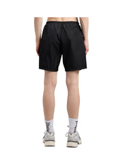 Palm Angels Curved Logo Swimshort Black Off White
