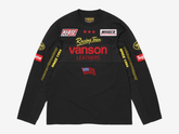 Supreme x Vanson Long Sleeve Top Black
