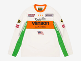 Supreme x Vanson Long Sleeve Top White
