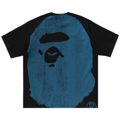 BAPE Water Print Ape Head Relaxed Fit II Tee Black