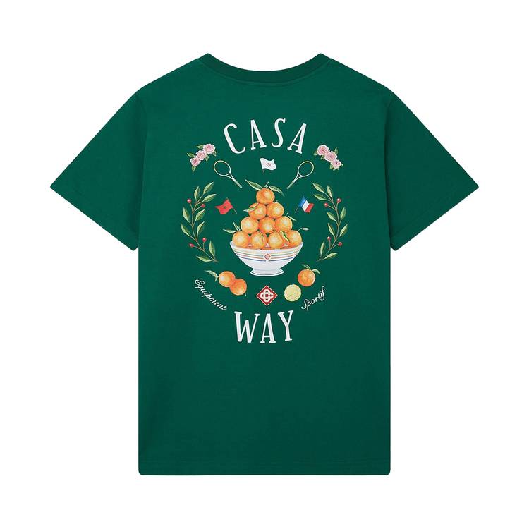 Casablanca Casa Way Printed T-Shirt 'Evergreen'