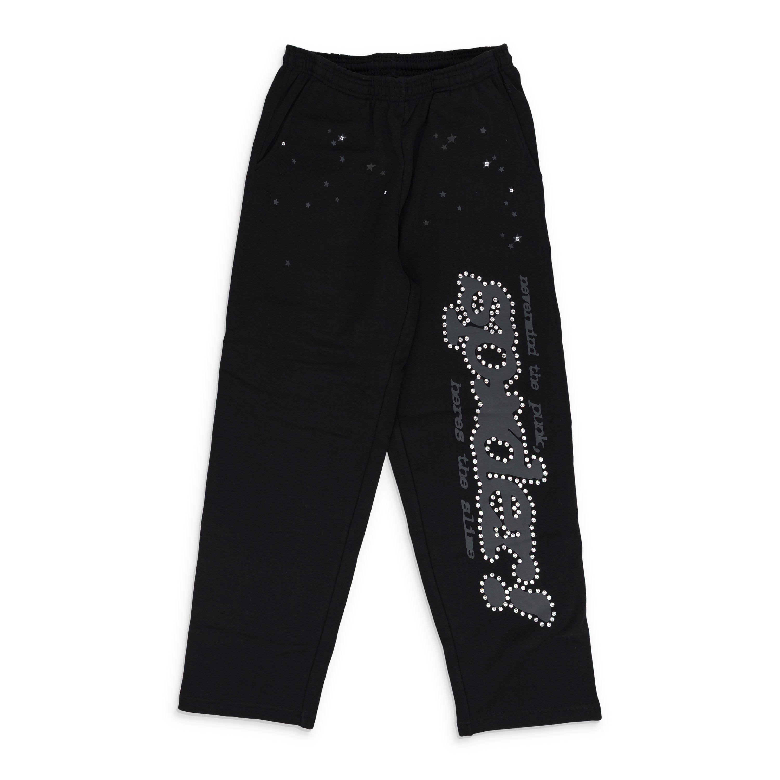 Black Rhinestone Punk V2 Sweatpant