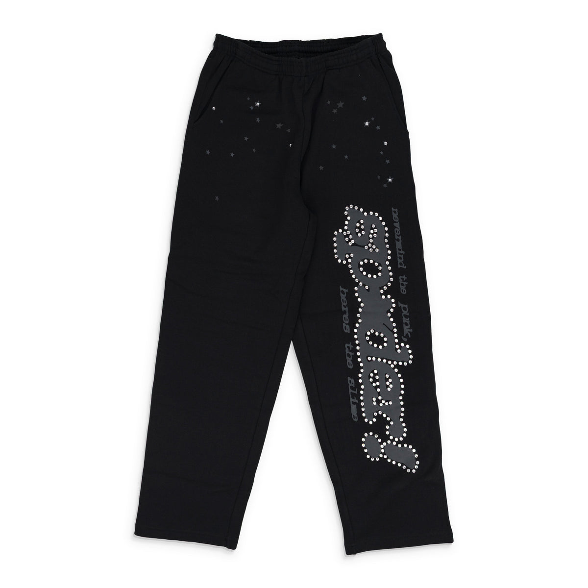 Black Rhinestone Punk V2 Sweatpant