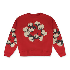 Red Cactus Wreath Crewneck