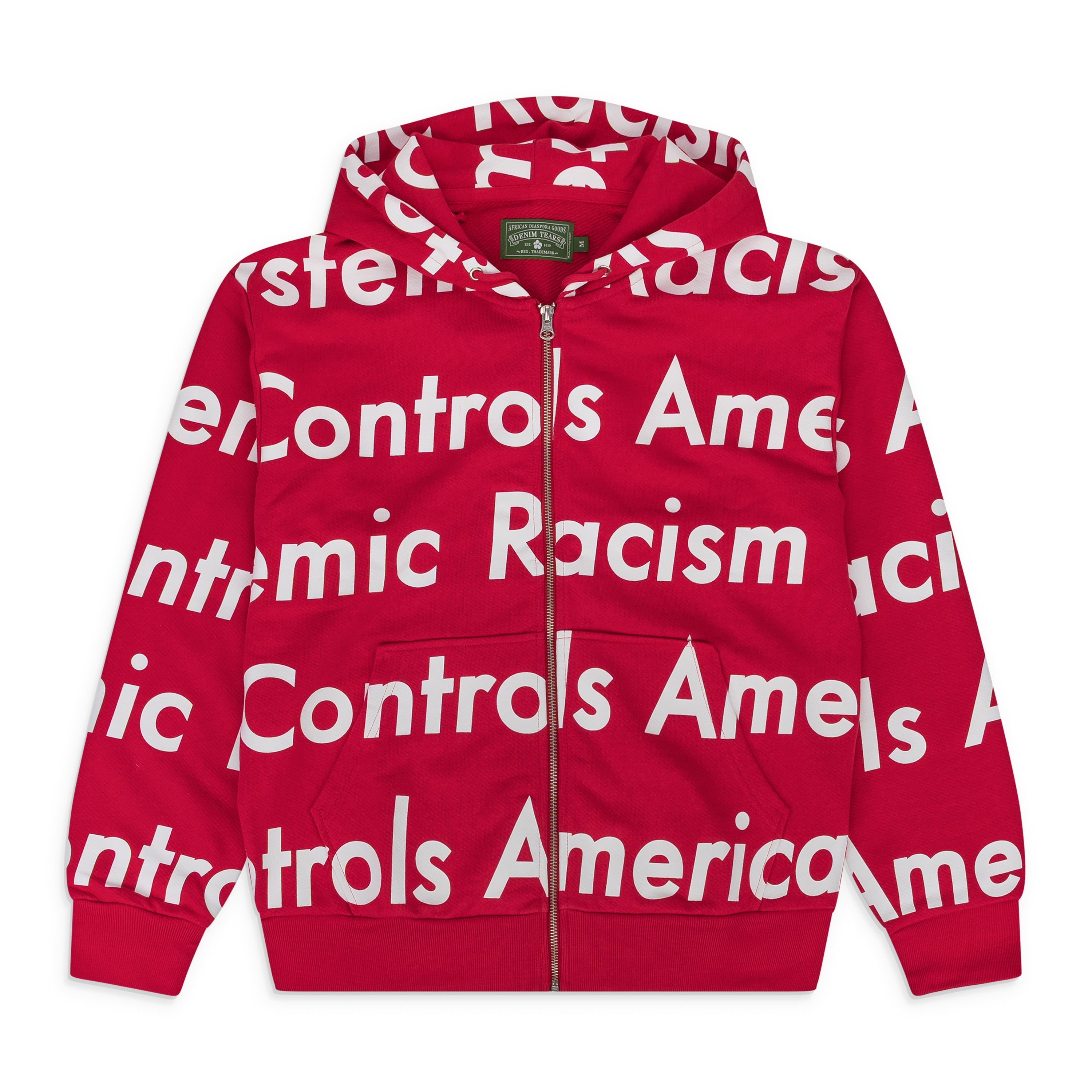 Red SRCA Graphic 1 Zip-up Hoodie