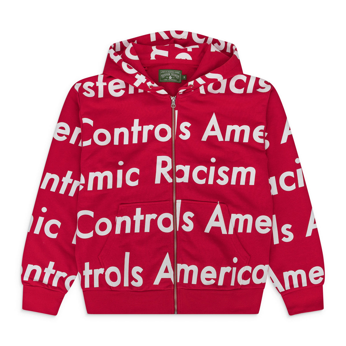 Red SRCA Graphic 1 Zip-up Hoodie