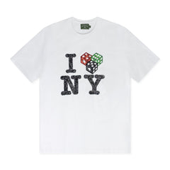 White I Dice NY T-Shirt