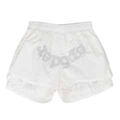 White OG Web Double Layer Shorts