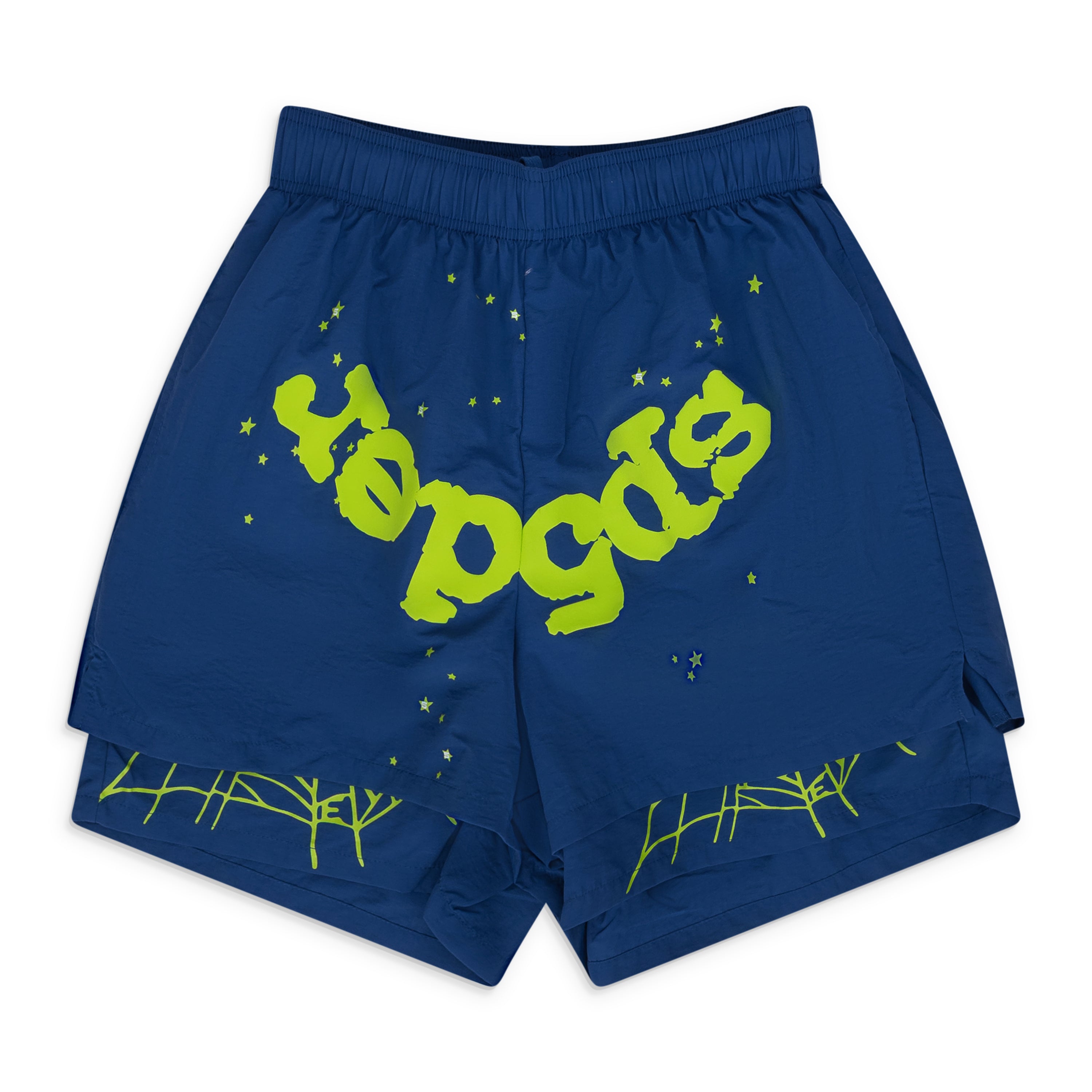 Blue OG Web Double Layer Shorts