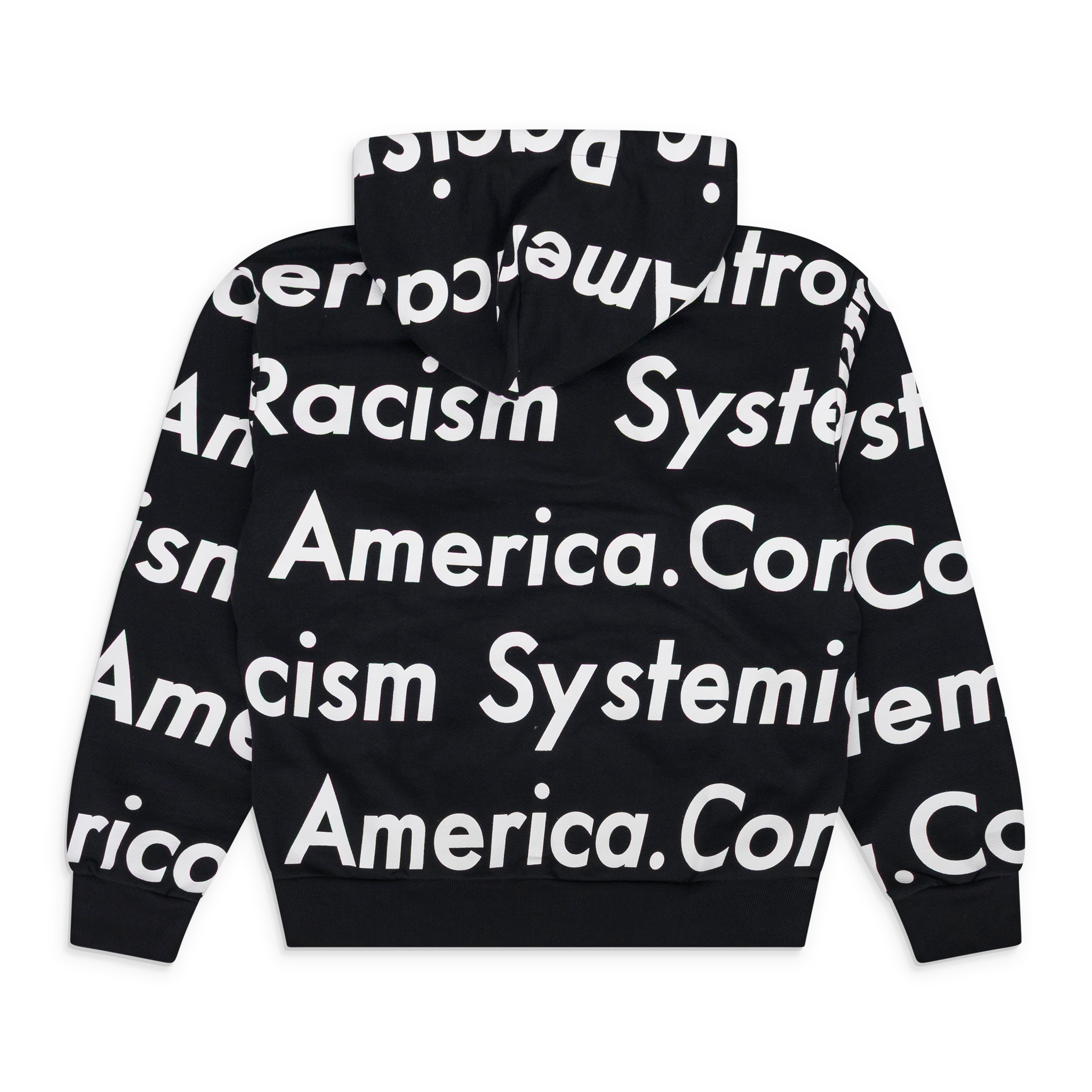 Black SRCA Graphic 1 Zip-up Hoodie