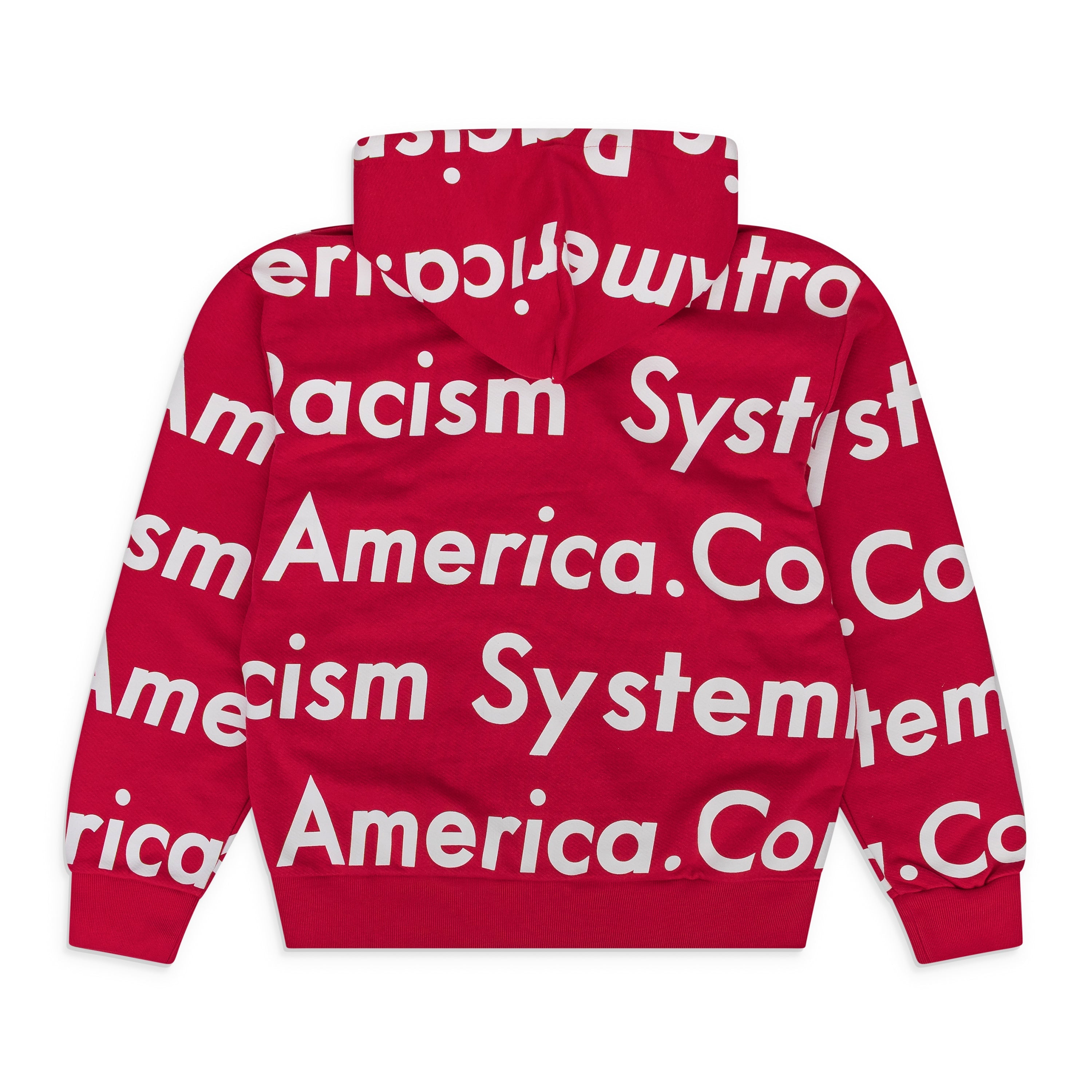 Red SRCA Graphic 1 Zip-up Hoodie