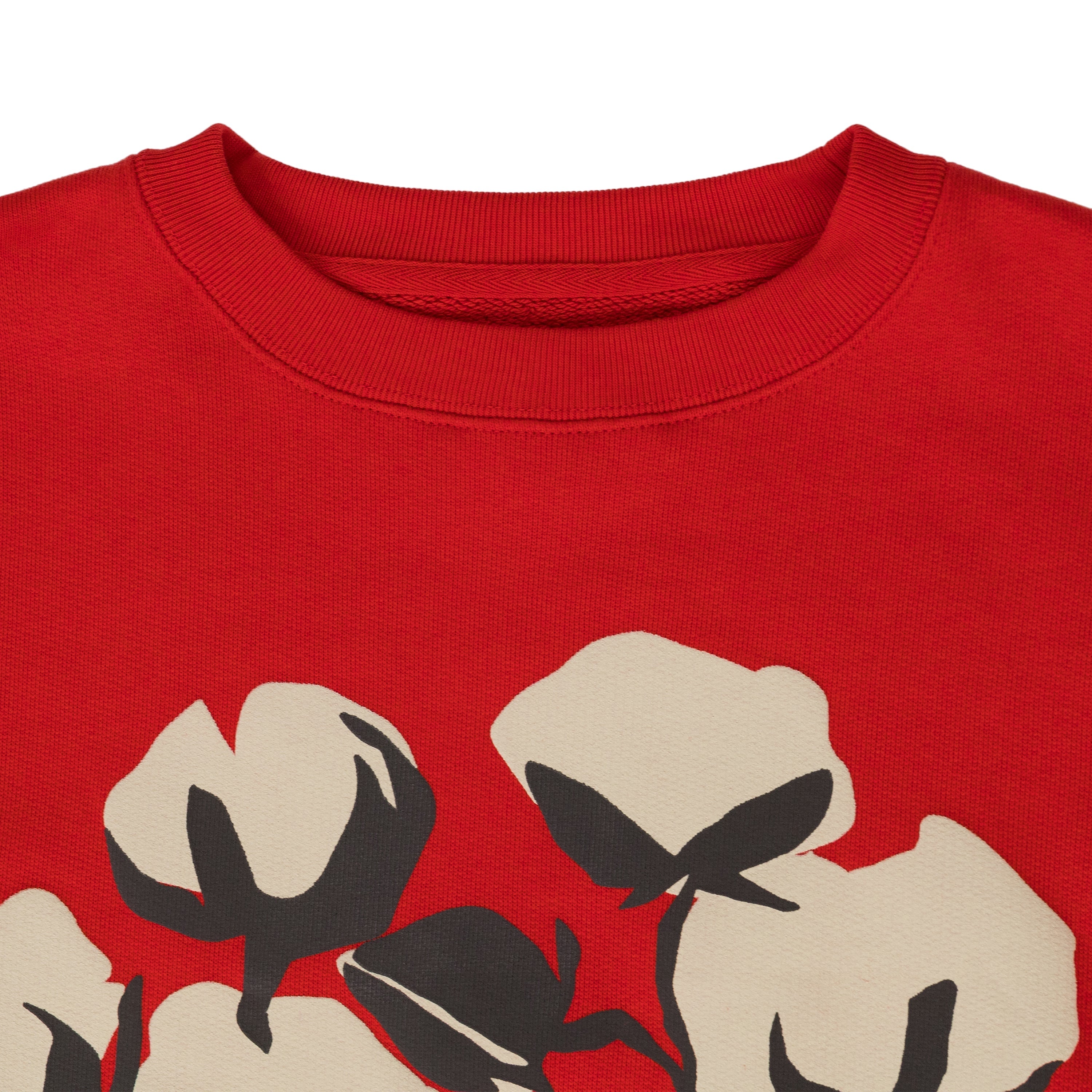 Red Cactus Wreath Crewneck