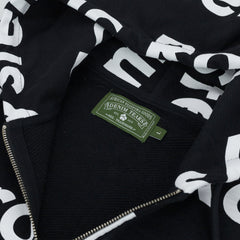 Black SRCA Graphic 1 Zip-up Hoodie
