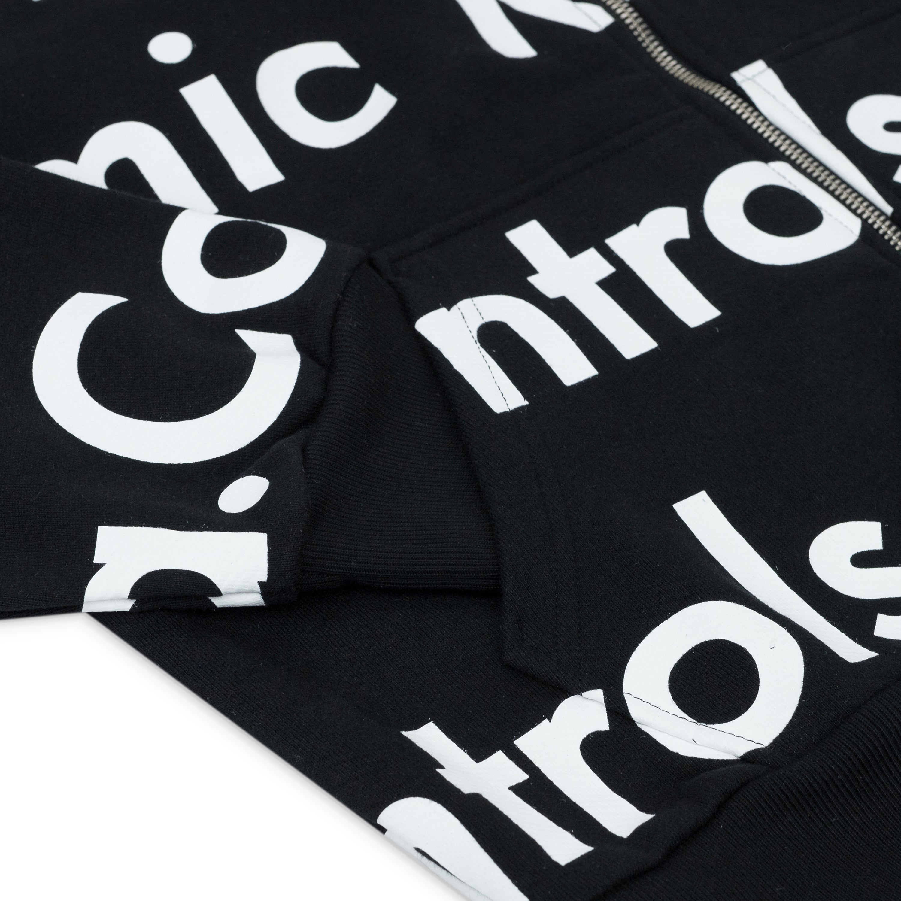 Black SRCA Graphic 1 Zip-up Hoodie