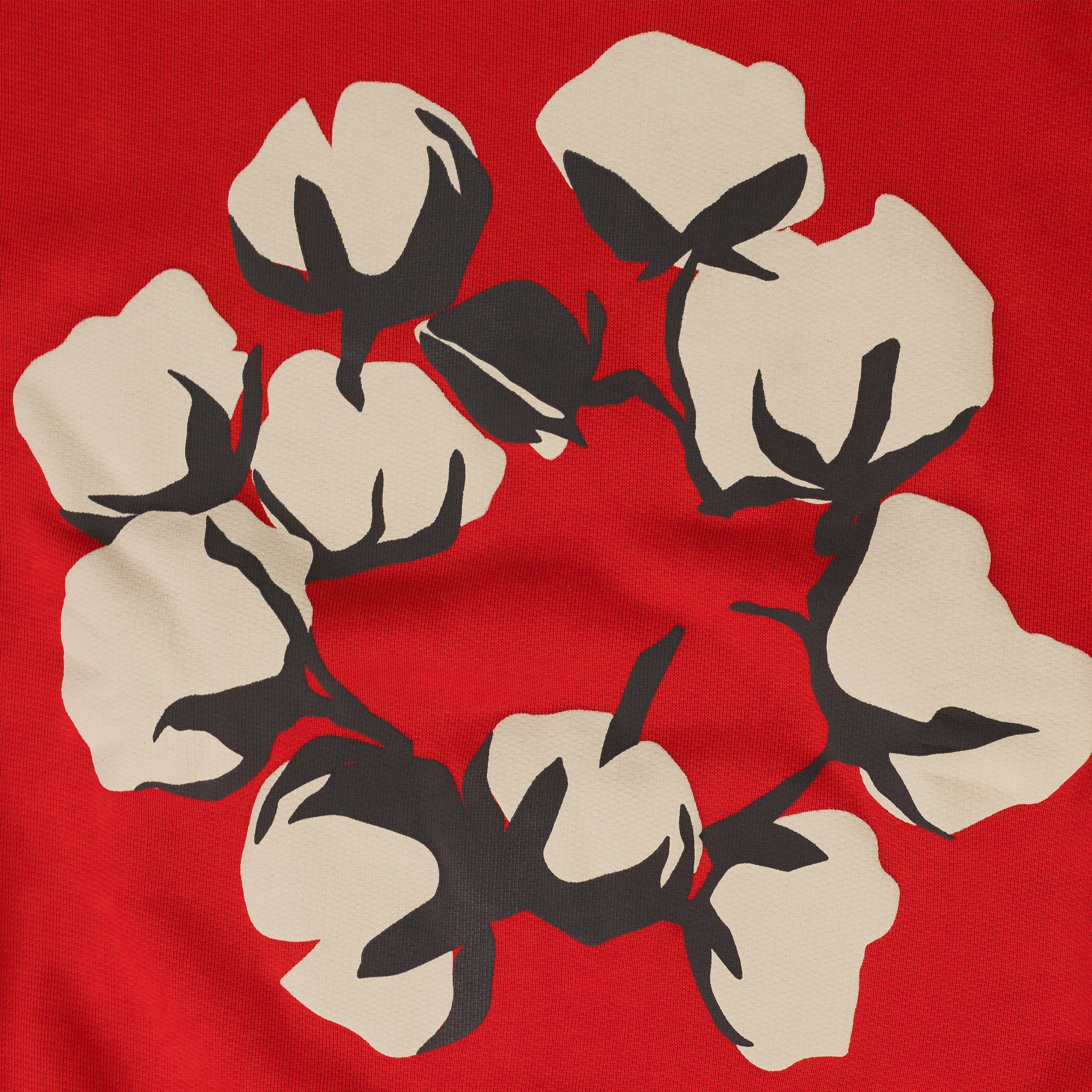 Red Cactus Wreath Crewneck