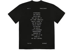 Beyonce Cuff It T-shirt Black