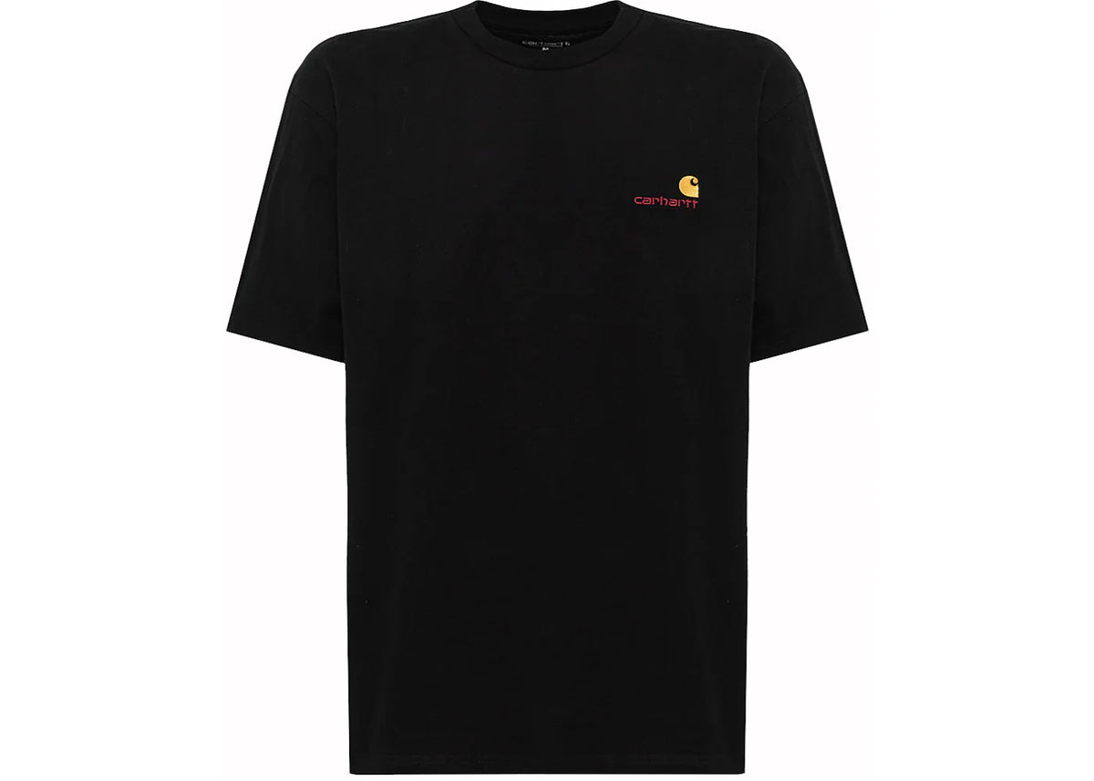 Carhartt WIP American Script Crew Neck T-Shirt Black