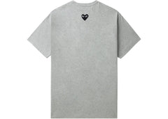 Comme des Garcons PLAY Heart Emblem Tee Grey