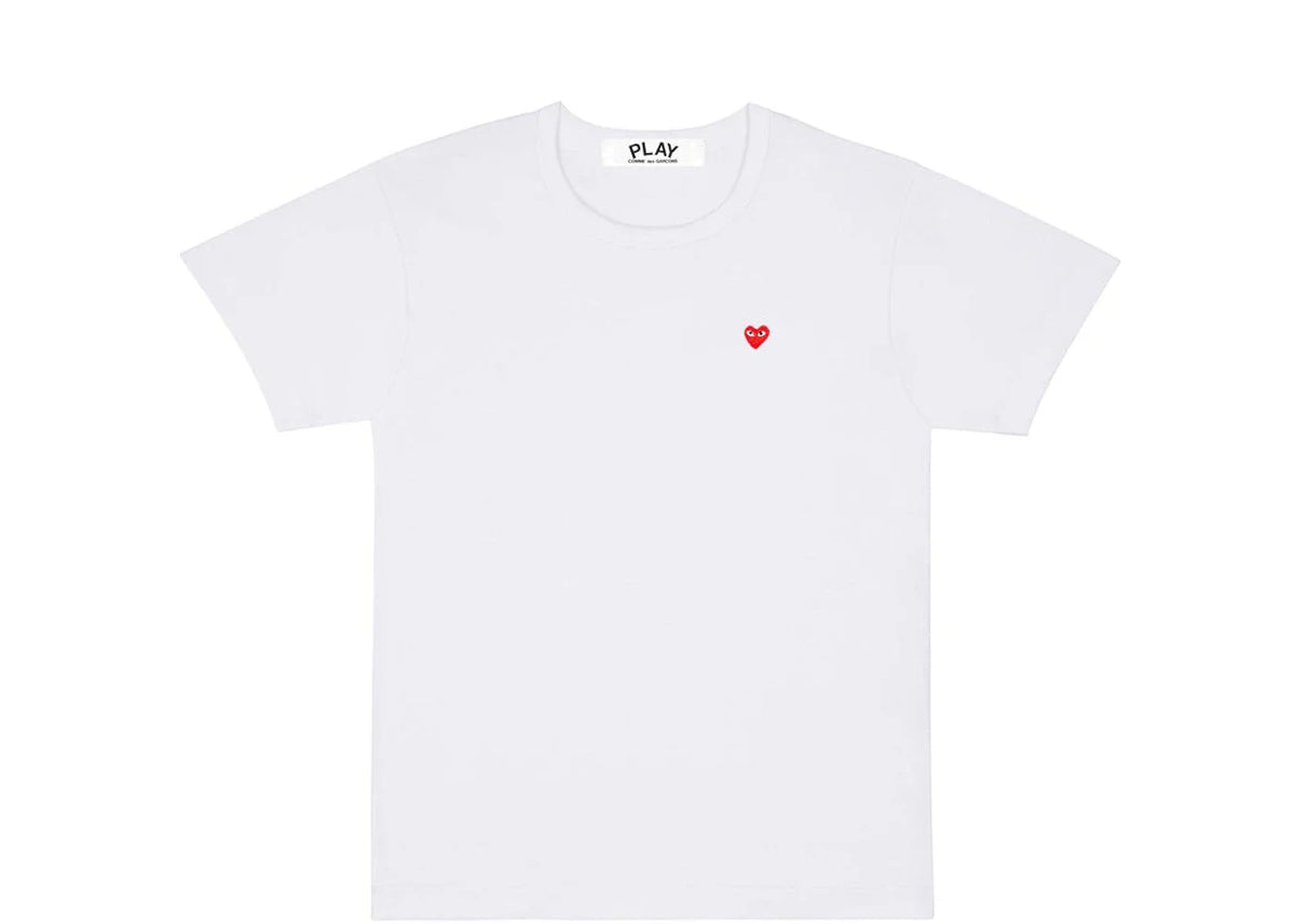 Comme des Garcons Play Mini Embroidered Heart T-shirt White