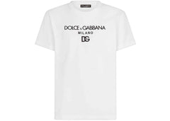 Dolce & Gabbana Cotton DG Embroidery and Patch T-shirt White