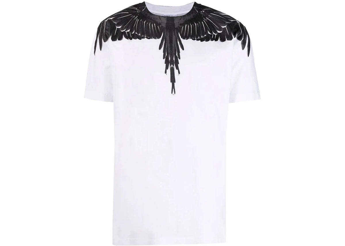 Marcelo Burlon Wings Print T-Shirt White/Black