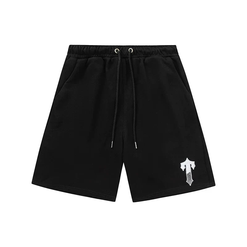 Trapstar Irongate Arch Small T Sweat Shorts - Black/White