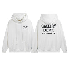Gallery Dept Hollywood CA White Hoodie
