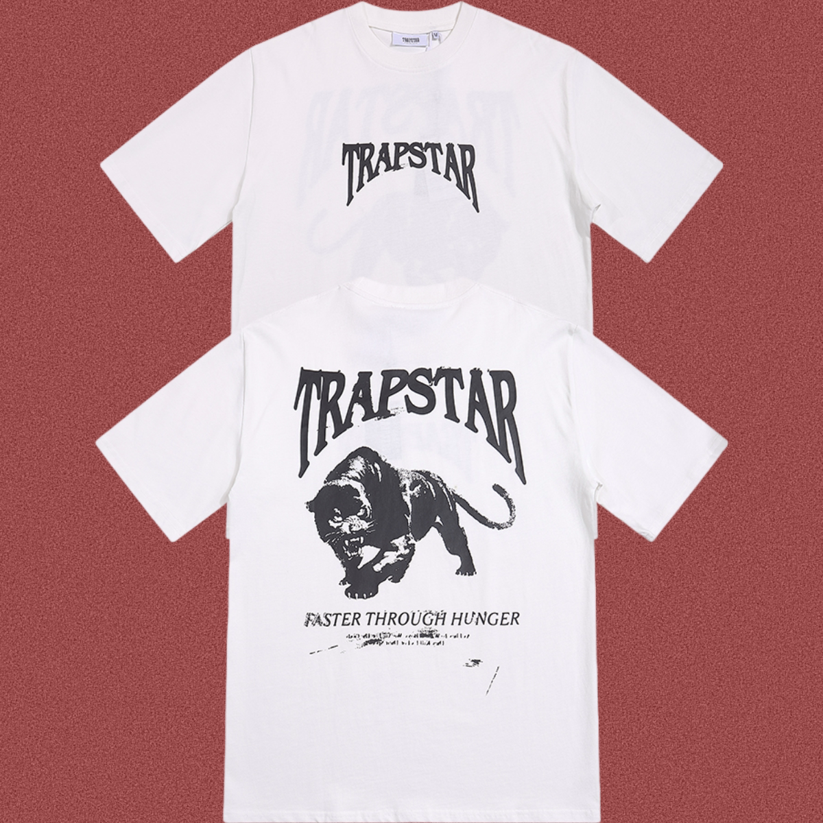 Trapstar Back Panther Graphic Tee - White