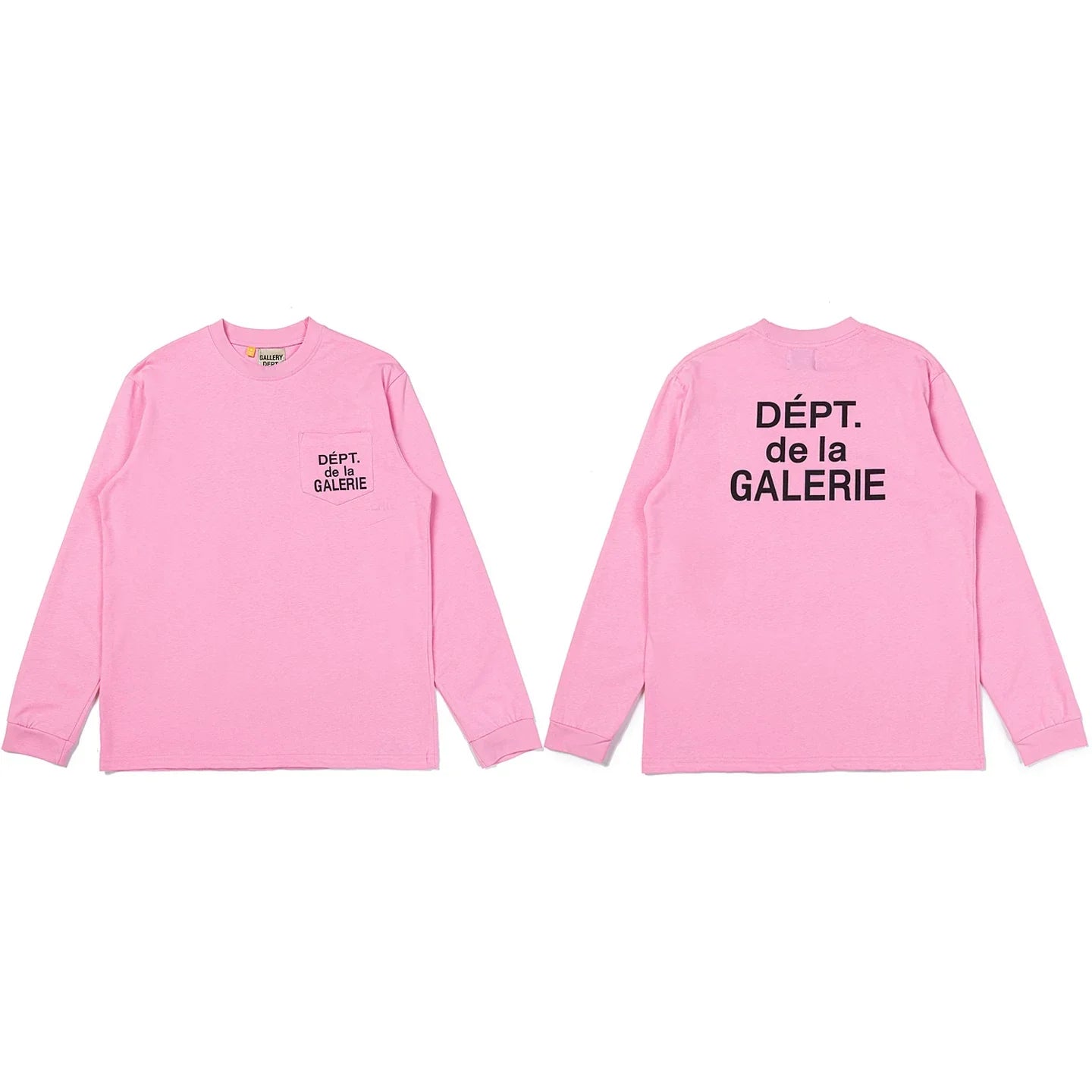 Gallery Dept. Pocket DÉPT. de la GALERIE Long Sleeve T-Shirt - Pink