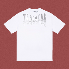 Trapstar Dripping Gothic Lettering Graphic Tee - White