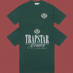 Trapstar Crest & London Script Graphic Tee - Forest Green