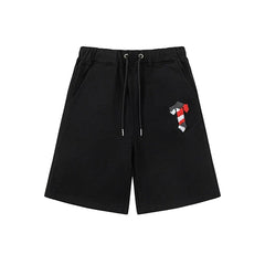 Trapstar Irongate Arch Small T Sweat Shorts - Black/Red