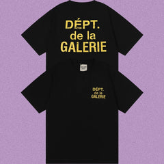 Gallery Dept. DÉPT. de la GALERIE Short Sleeve T-Shirt - Black/Yellow