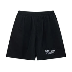 Gallery Dept. Logo Casual Shorts - Black