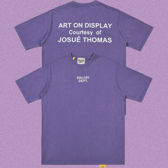 Gallery Dept. Art On Display Short Sleeve T-Shirt - Purple