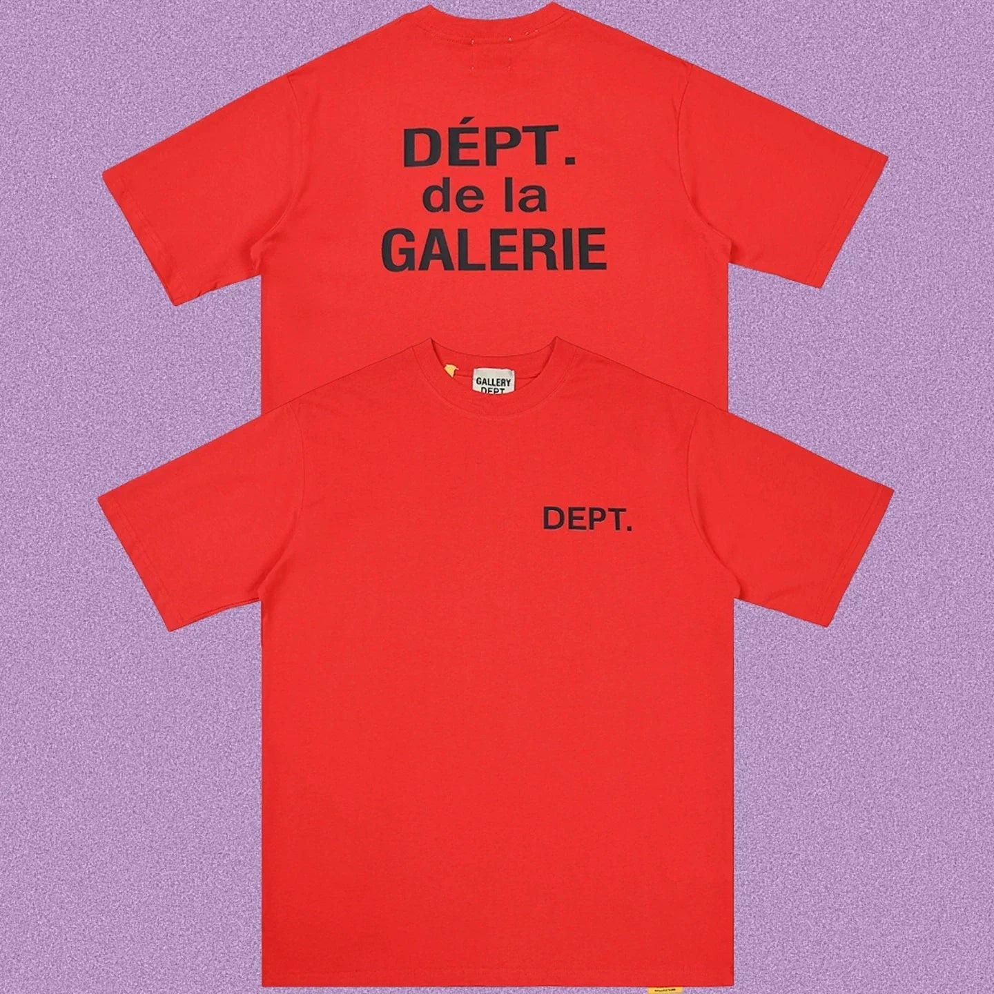 Gallery Dept. DÉPT. de la GALERIE Short Sleeve T-Shirt - Red/Black