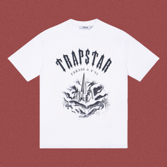 Trapstar Castle Hands Graphic Tee - White