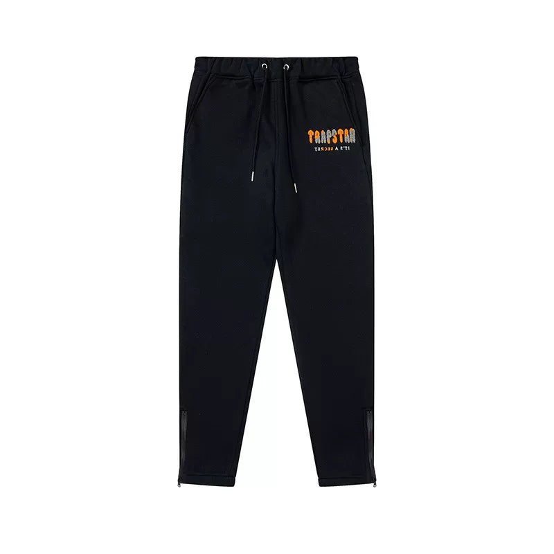 Trapstar Style Autumn/Winter Yellow Hip-Print Sweatpants - Black