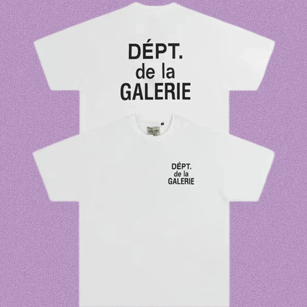 Gallery Dept. DÉPT. de la GALERIE Short Sleeve T-Shirt - White/Black