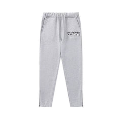 Trapstar Style Autumn/Winter Decoded Hip-Print Sweatpants - Heather Grey