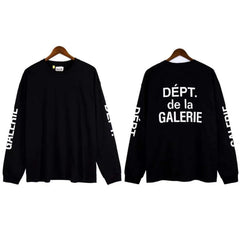Gallery Dept. Sleeve Print DÉPT. de la GALERIE Long Sleeve T-Shirt - Black/White