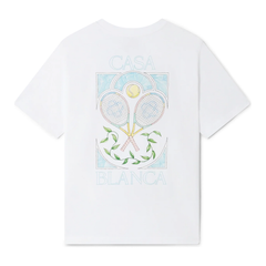 Casablanca Tennis Pastelle T-shirt White/Multicolor
